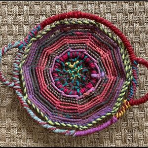 MULTICOLORED CATCHALL PERFECT FOR BASKET WALL
